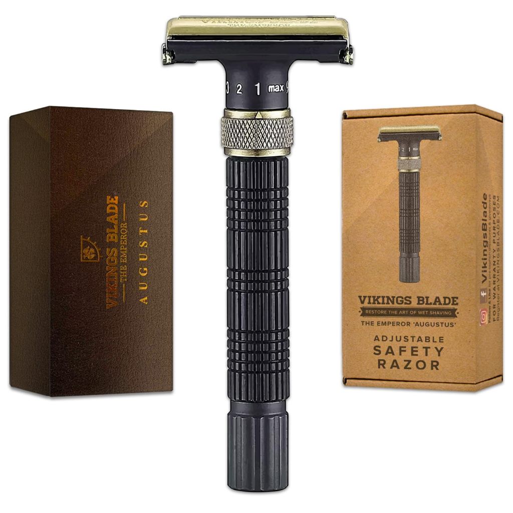 Dao cạo râu cổ điển classic - USA - thiết kế gập cánh bướm, mang phong cách vùng Vikings Blade