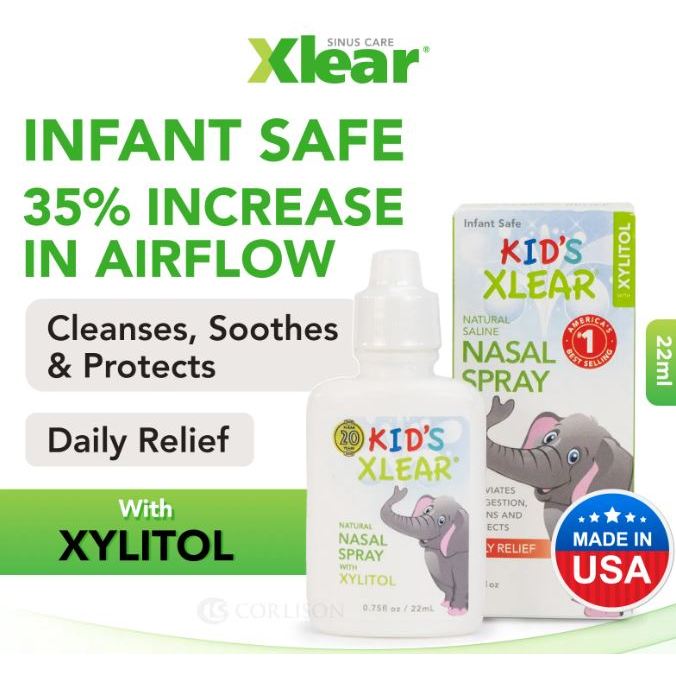 Xịt mũi cho bé chất lượng cao Kid's Xlear 22ml