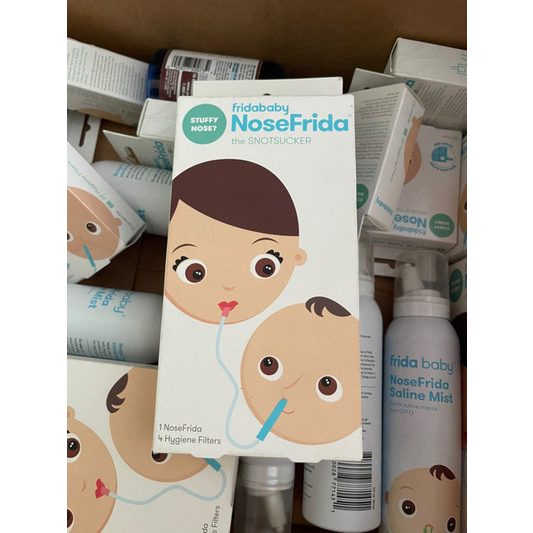 Xịt mũi dị ứng, bộ ống hút mũi Nose Frida - Thuỵ Điển, cho bé